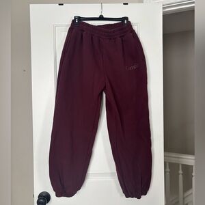 Comfort Unisex Burgundy Jogger Pants